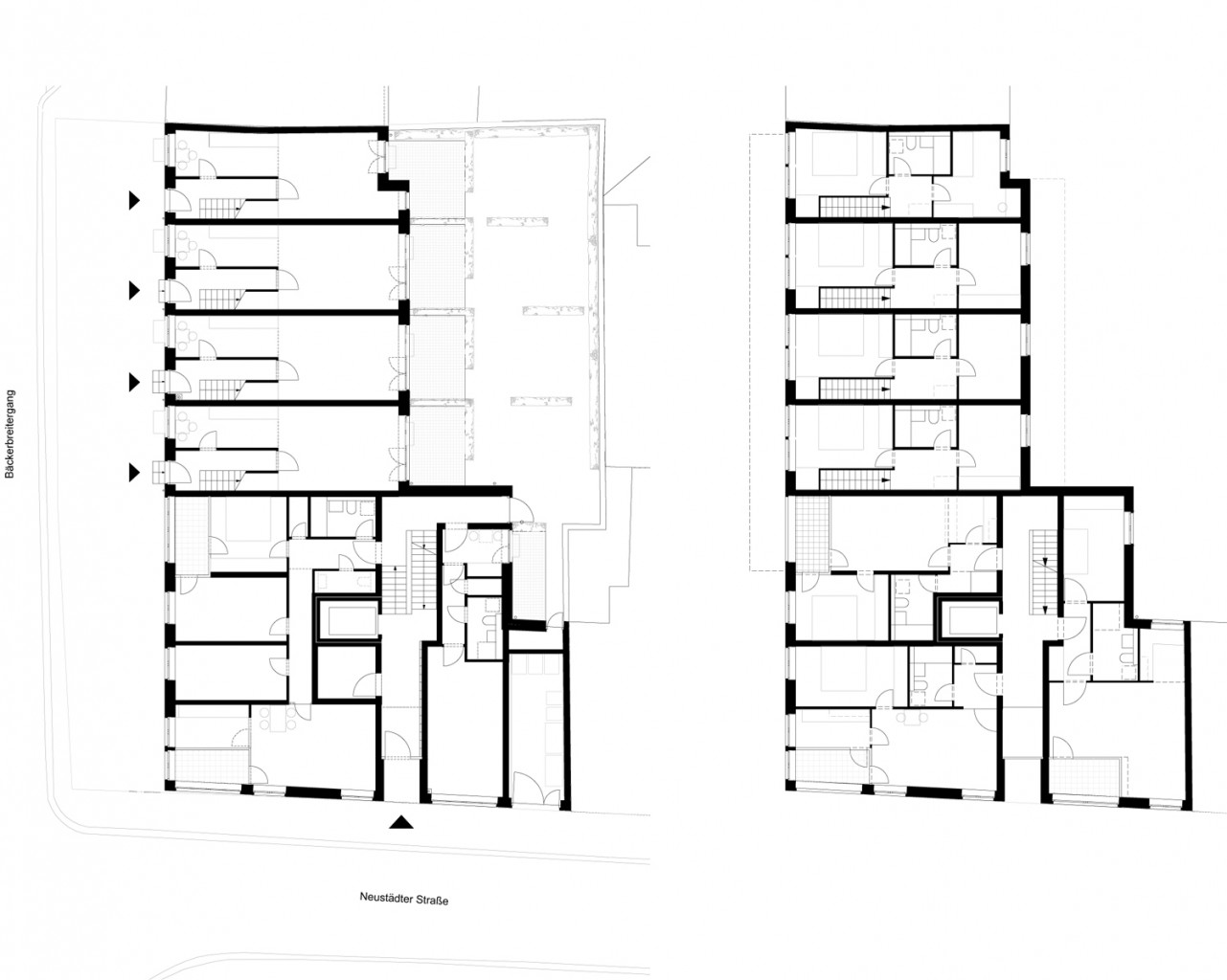 Grundriss EG + 1.OG, © Winking · Froh Architekten BDA