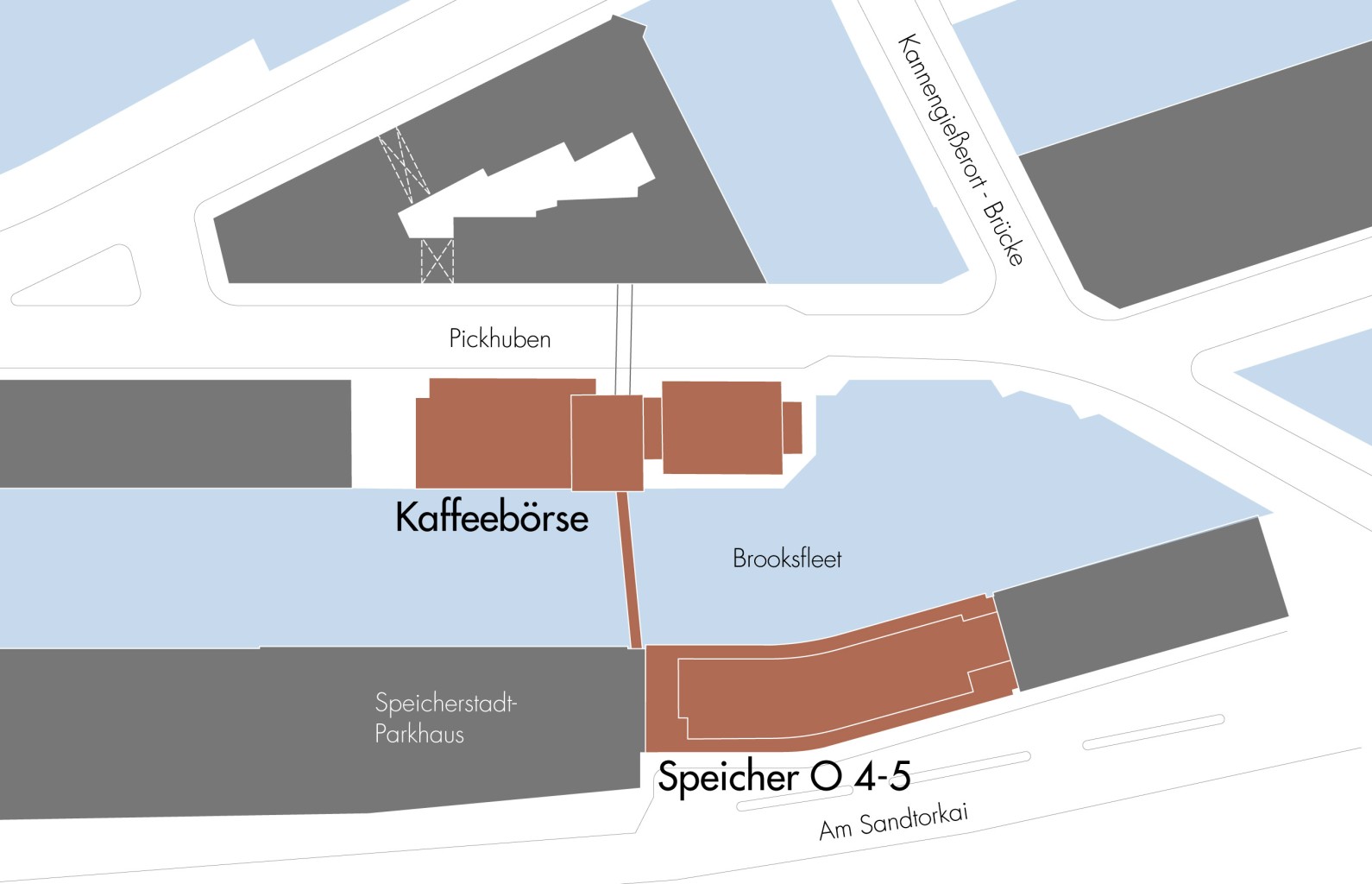 Lageplan Hotel Kaffeeboerse Speicherstadt Winking Froh Architekten Hamburg