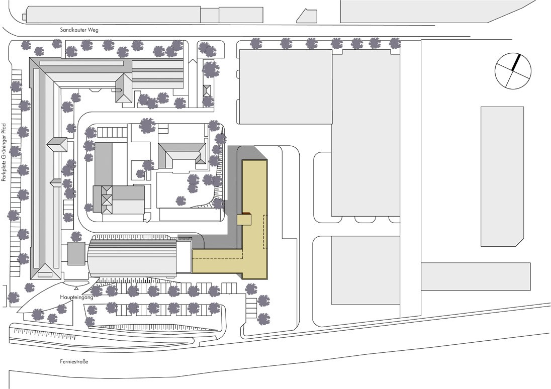 Lageplan Polizeipräsidium Mittelhessen Gießen Winking Froh Architekten Hamburg