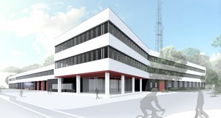 Direktion Sued und Feuerwache Treptow Rendering Winking Froh Architekten Berlin