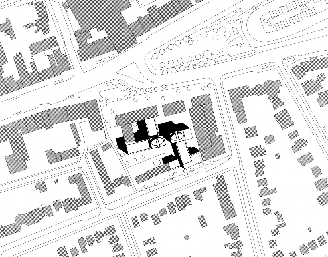 Lageplan Buero- und Wohnhaus Schlosstraße Hamburg Wandsbek Winking Froh Architekten.jpg